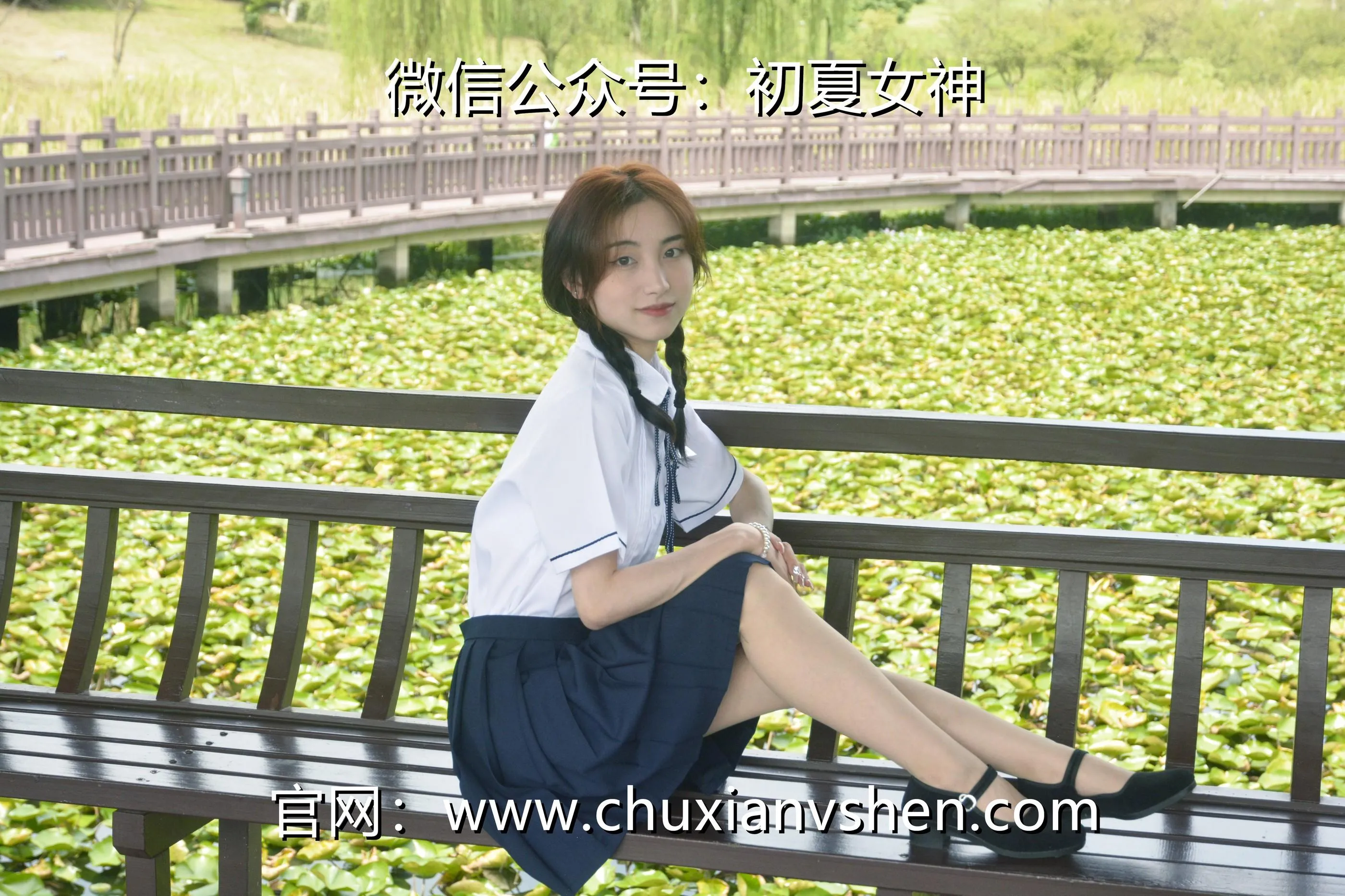 初夏女神 NO.027 柒柒 职高校服 [140P]插图7